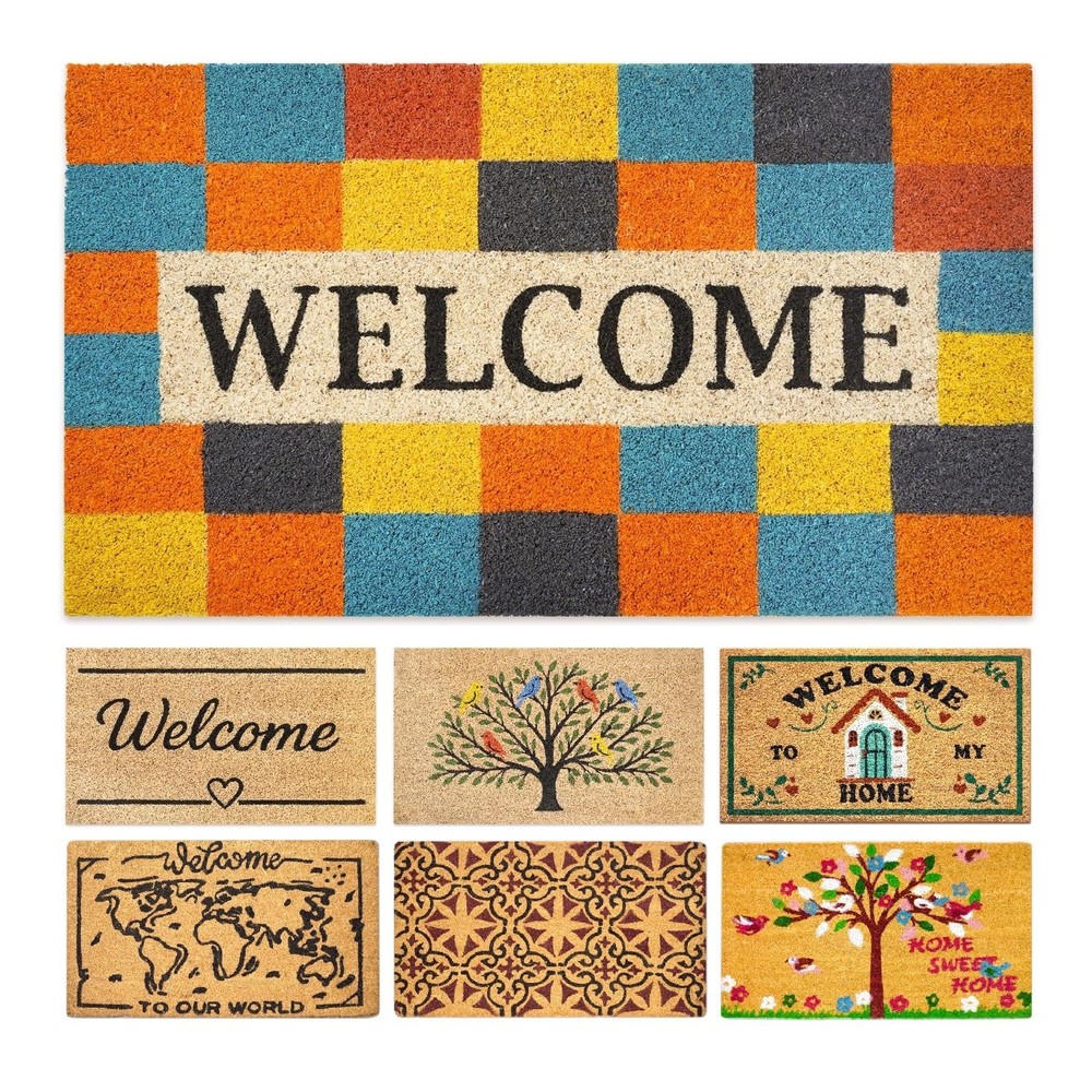 Doormat Coconut Modern Welcome 40×70 cm Doormat Outdoor and Indoor Doormat…