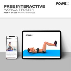 POWRX Yoga Mat Thick | Exercise Mat 1/2″ – 3 Widhts with Carrying Strap and B…