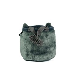YY Vertical Cat Rock Climbing Chalk Bag, Perfect for Both Adults and grey