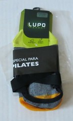 LUPO NWT Women’s No Slip Cross Over Strap Pilates Sock SIZE SMALL (U)