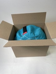 Peace Yoga Meditation Buckwheat Bolster Pillow – 13″ Teal – Gently Used
