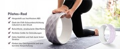 Fitfiu Yoga Wheel Ring Wheel Roller Roller Back Training Fitness Pilates Purple