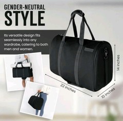 Black Gym Bag with Yoga Mat Holder – Neoprene Yoga Mat Bag Carrier for Gym…