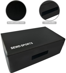 Pilates Sitting Box for Reformer by SEWD – Medium, black