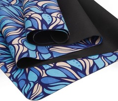Travel Suede Yoga Mat 1.5mm Thick Non Slip Foldable Lightweigh Sweat Absorben…