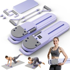 Pilates Board Portable Split Ab Board with LCD Display for Full – Body Exercise