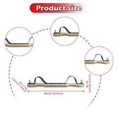 Pilates Airplane Exercise Board Workout Support Easy to Install Professional