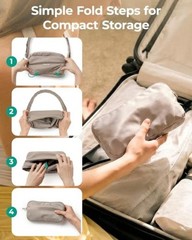 Foldable Crossbody Bags for Women, Small Travel Purses Hobo Bag | 2.4L Camel