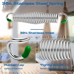 2 Pack Premium Porch Swing Springs,1300 LB Heavy Duty Springs, Rust Resistant…