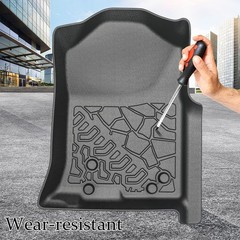 Car Floor Mats for Toyota Tacoma Double Cab 2005-2015 TPE Material All Weathe…