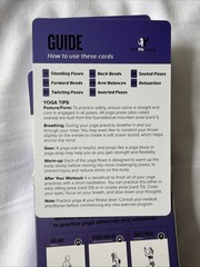 NewMe Fitness Yoga Exercise Cards Complete Set