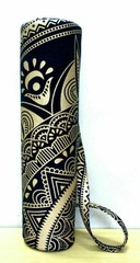 Indian Yoga Bag Tie Dye Mantra 100% Cotton Gym Mat Carrier Bags With Shoulder