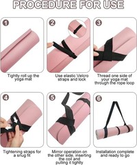 Yoga Mat carrier, premium yoga strap for carrying mats with adjustable…