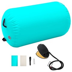 Gymnastics Reel with Pumps Inflatable 100×60 cm PVC Green