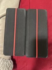 2 Peloton Black Foam Yoga Exercise Blocks x2 (4x6x9 in)