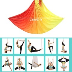 Aerial Hammock, 16.4ft 9.2ft Swing Set for Anti-Gravity Yoga, Dance, Acrobatics