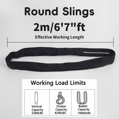 Spanset Aerial Hoop Lyra Rigging Polyester round Slings Strap for Aerial Silk Yo
