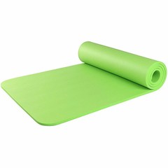 Extra Thick 10mm Exercise Yoga Pilates Mat Gym Fitness NBR 72″x 24″ w/ Bag Strap