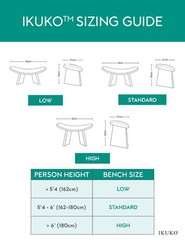 Meditation Bench IKUKO Original, Portable Version with Bag, Locally Handmade …