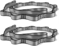 Wear Resistant Nylon Daisy Chain Straps for Anti Gravity Yoga 1.1m Grey