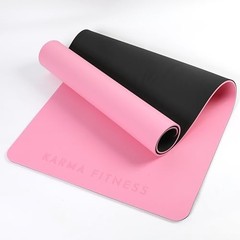 Large Exercise Mat – Extra Thick 10mm Workout Mat (72″x32″) – Non-Slip TPE Yo…