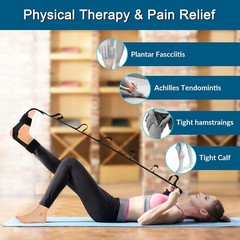 Foot Stretcher Belt for Plantar Fasciitis and Heel Spurs Neoprene Yoga Strap …