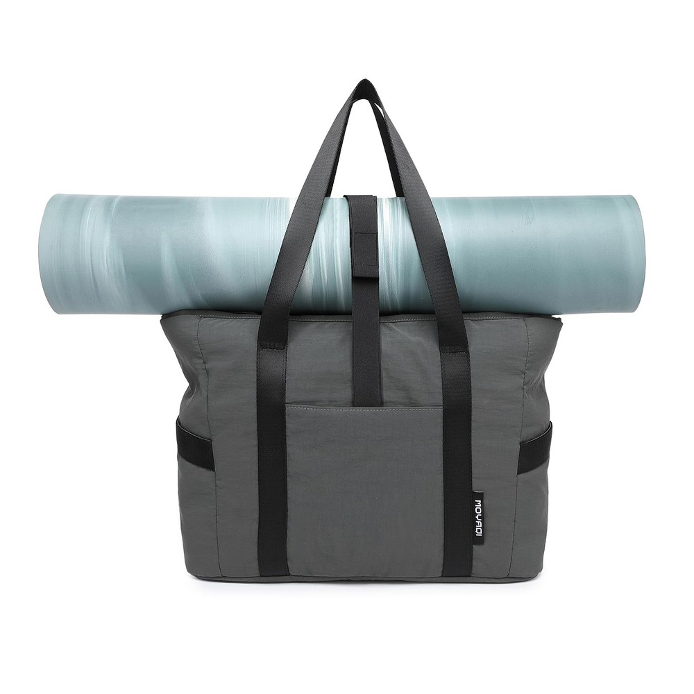 MOYAQI Gym Bag for Women with Zipper, Nurse Work Tote with Compartments, Wome…