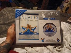 PILATES The Authentic Way Book and DVD Box Set by Dina Matty & Keft Burdell NEW