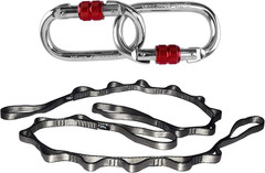 Aerial Yoga Hammock Accessory Set- Yoga Straps 2 Daisy Chain 3ft and 2 Carabiner