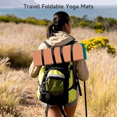 12-Fold POE Yoga Mat 75x26x0.4 Inches – Non-Slip, Compact & Workout-Friendly …