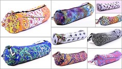 10 PC Wholesale Lot Indian Mandala Large Yoga Mat Carrier Gym Bag Shoulder Bag