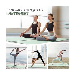 CAMBIVO Yoga Mat for Women Men Kids, 1/3 & 1/4 & 2/5 Inch Extra Thi… Fast Ship
