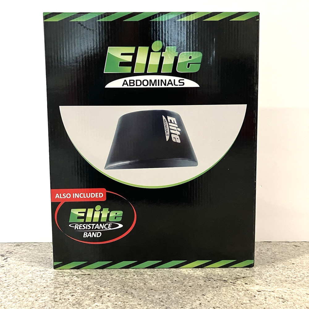 Elite Abdominals Equipment High Density Foam Sit Up Ab Mat & Resistance Band NEW