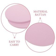 6Pcs Durable Tpe Fitness Yoga Knee and Elbow Pads Pink Round Exercise Mat