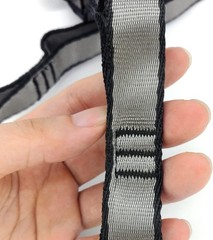 Wear Resistant Nylon Daisy Chain Straps for Anti Gravity Yoga 1.1m Grey