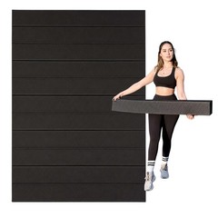 Foldable Large Yoga Mat, Extra Space 72″L x 48″W (183 x 122 cm), 6mm & 8mm Th…