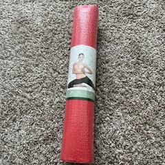 Gaiam Classic Yoga Mat 3MM Lakeside Red Lightweight Portable Non-Slip