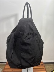 Gaiam Yoga Knapsack Single Strap Backpack Tote Bag Black Pockets Crossbody T95