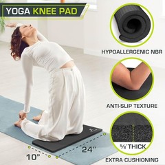 Lightweight Portable Yoga Knee Pad with Non-Slip Foam for Perfect Balance