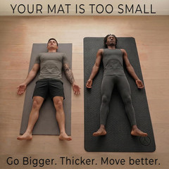 Extra Thick Yoga Mat Wide & Xl-Our 10Mm Extra Large Yoga Mat Thick Extra Wide an
