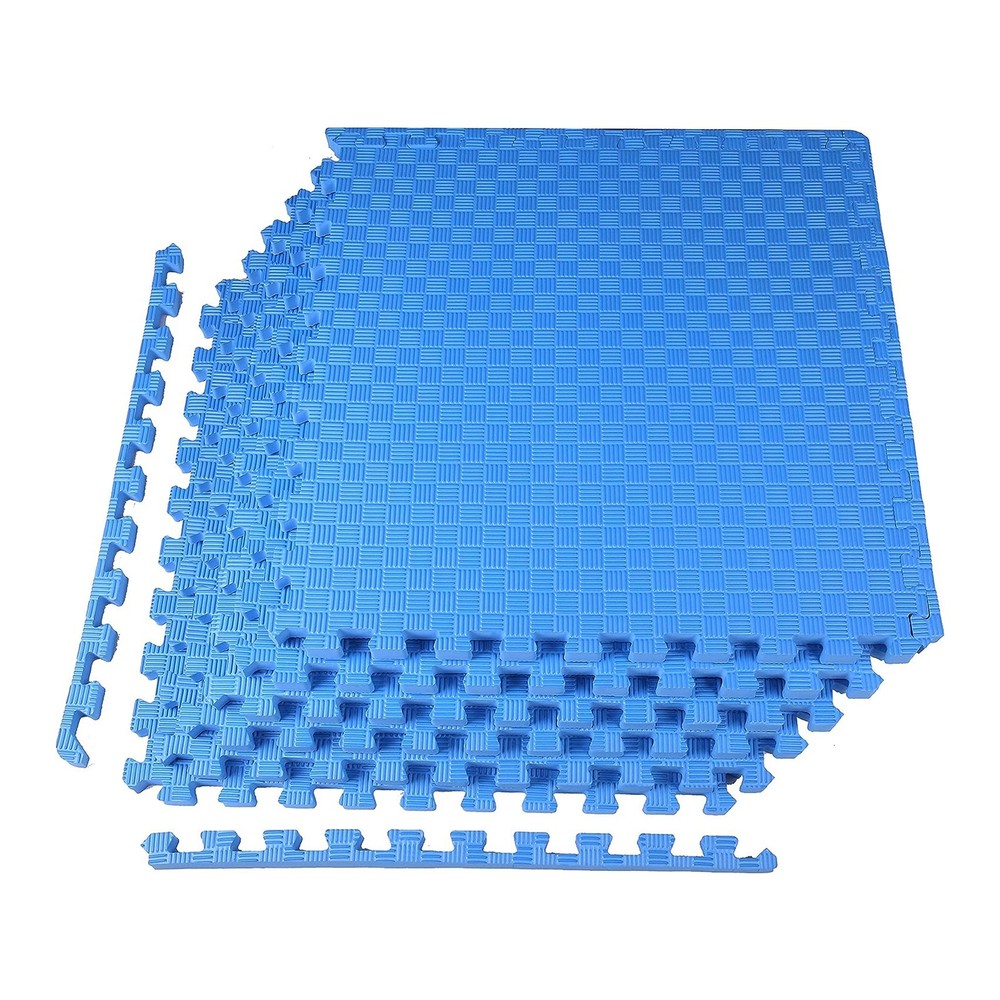 BalanceFrom Fitness Foam Interlocking Exercise Mat, 24 Square Feet (Open Box)