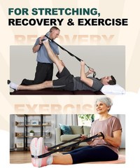 Aesthetic Stretching Strap for Exercise & Physical Therapy – 75″ Long, 1″ Wide