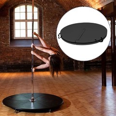 Folding Pole Dance Mat Yoga Pad PU Cover Versatile Gymnastics Floor Protection
