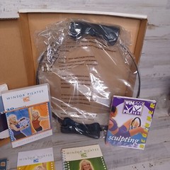 Winsor Pilates System w/ 5 DVDs, planner and pilates compression ring, open box