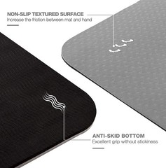 Oversized Yoga Mat 72″ x 48″ Extra Thick TPE – Perfect for Comfortable Workouts