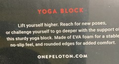 2 PELETON YOGA BLOCKS Black Foam (4x6x9 in) – Health Exercise Workout Sport NEW