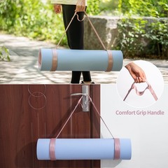 Trilancer Adjustable Yoga Mat Strap With Hook and Loop Closure, Yoga Mat Holder