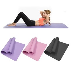 4mm EVA Yoga Mat Non-Slip Exercise Fitness Pilates Gym Workout Mat