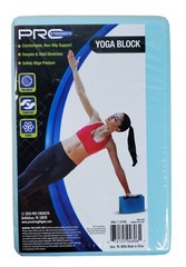 Yoga Block Non-Slip Support Balance Comfort Core Exercise Accessory Teal Blue