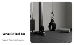 2Pcs Double Loop Straps for Reformer, Gym Equipment for Pilates Training